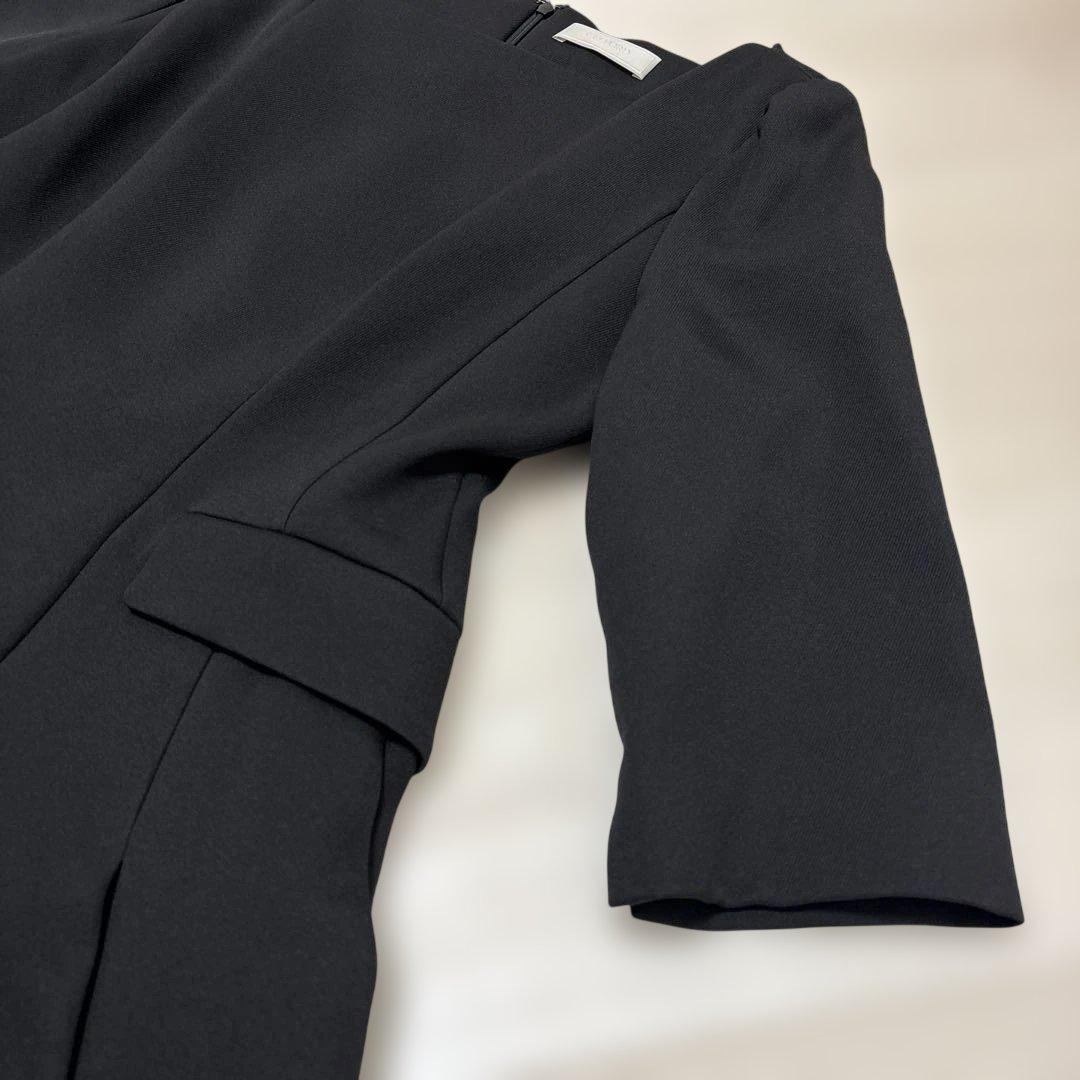 極美品❤️CELFORD トリプルクロスワンピース ロングワンピース 黒 38 M