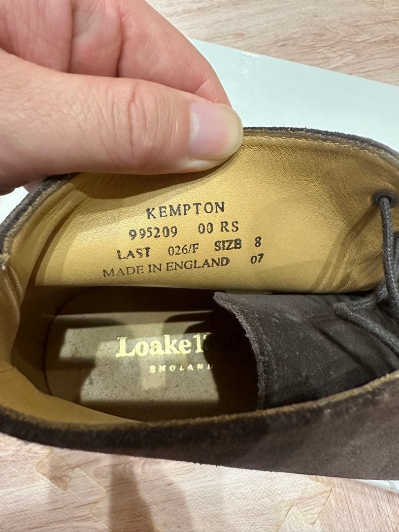 loake ローク ブラウン スエード チャッカブーツ