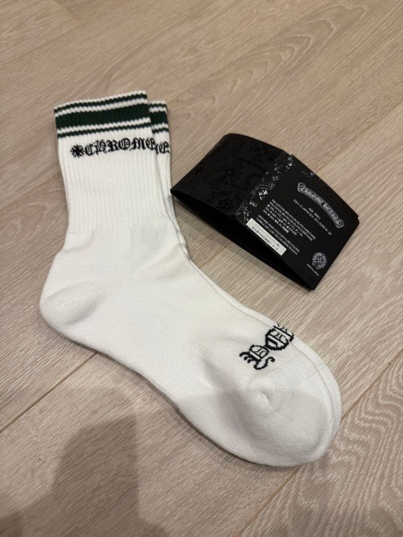 CHROME HEARTS スポーツソックス ホワイト