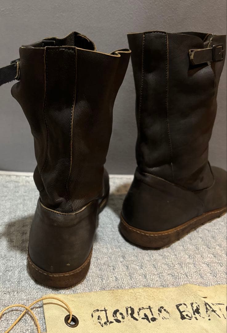 EL Londo GLORIA BRATO ダークブラウングレー エンジニア