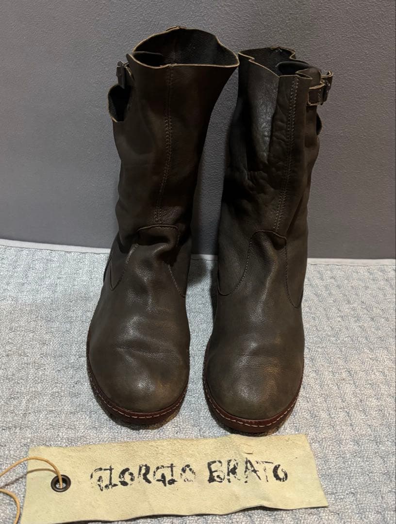 EL Londo GLORIA BRATO ダークブラウングレー エンジニア