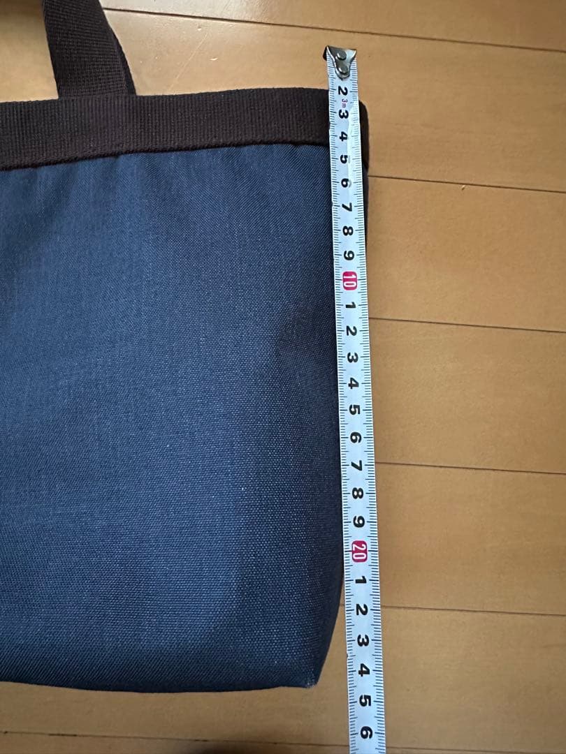 エルベシャプリエ　ネイビー トートバッグ