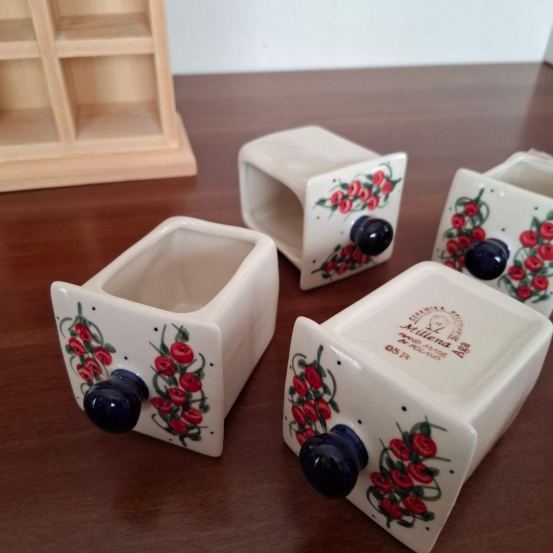 【先約済み】ポーリッシュポタリー　チェスト　引き出し４個