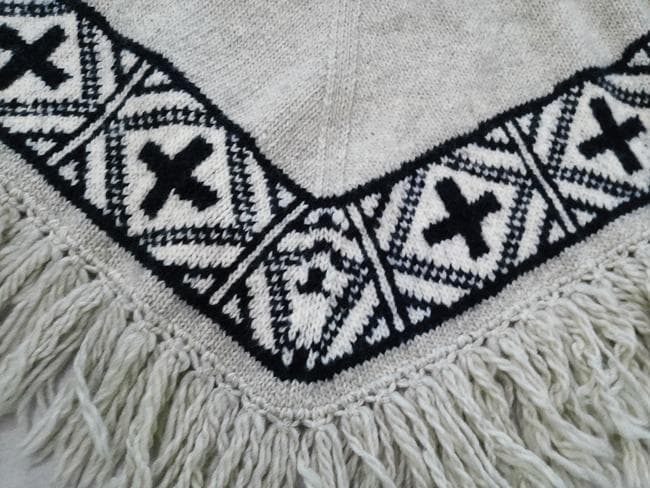 新品 RALPH LAURENラルフローレン ハンドニット ポンチョ ネイティブ