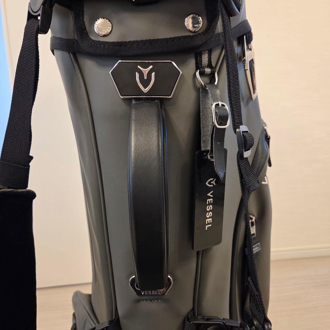 VESSELベゼル人気のグレー キャディバッグ美品player5.0　価格相談可