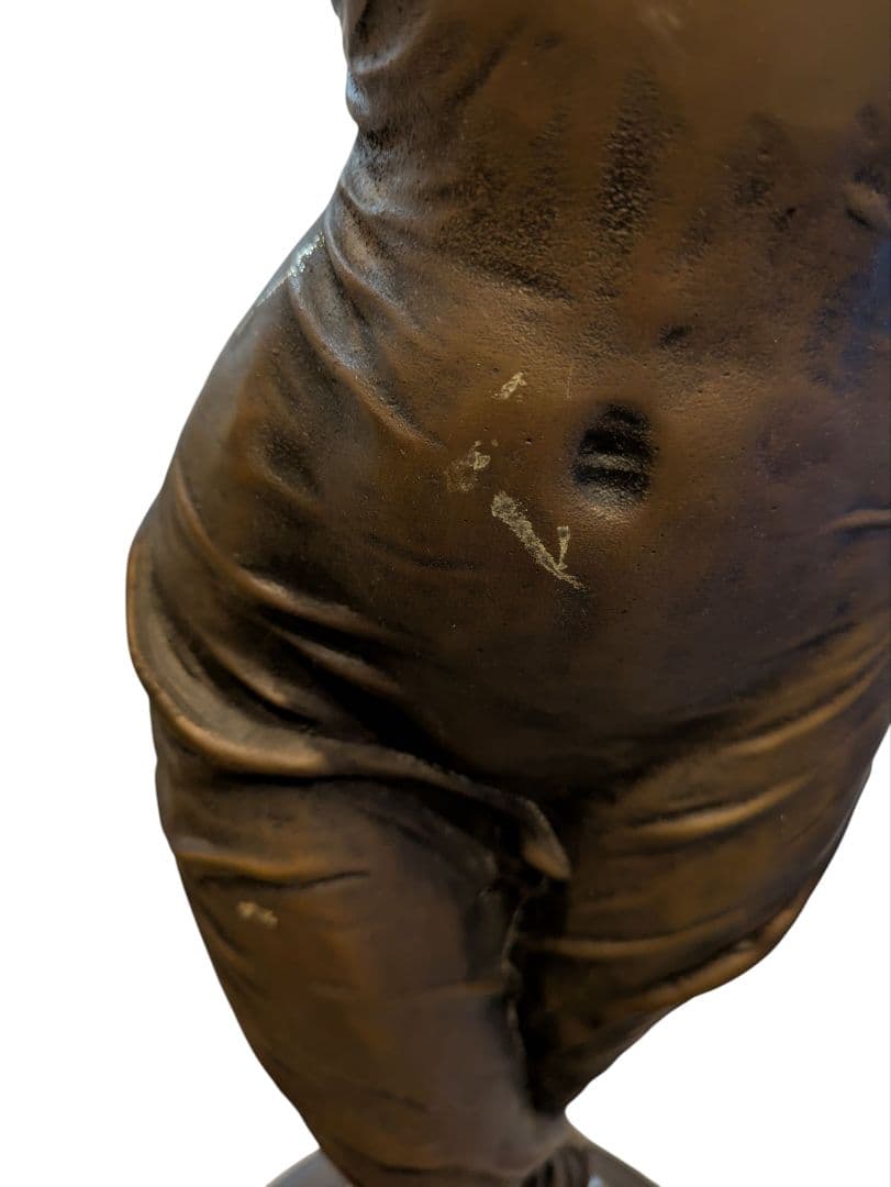 ブロンズ像 葡萄をかざした女性 アンティーク