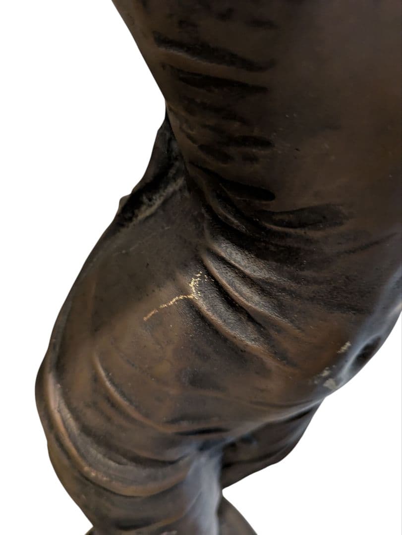 ブロンズ像 葡萄をかざした女性 アンティーク