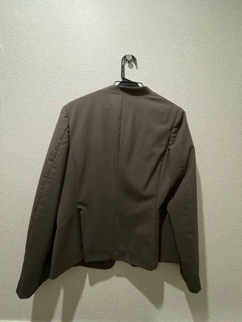 フォーマルスーツ　スカートスーツ　ノーカラージャケット　40サイズ　Lサイズ