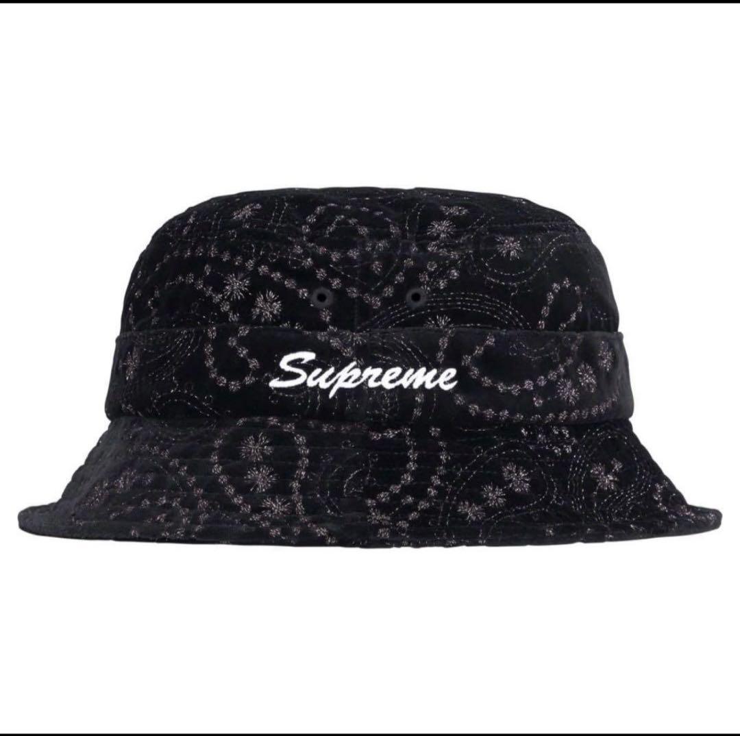 帽子 FW23 Supreme Velvet Paisley Boonie M/L