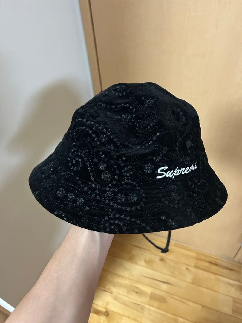 帽子 FW23 Supreme Velvet Paisley Boonie M/L