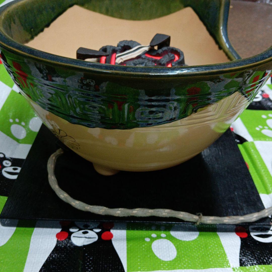 美品 野々田商店 風炉型電気熱器 茶道具 電熱式炭型ヒーター　表千家