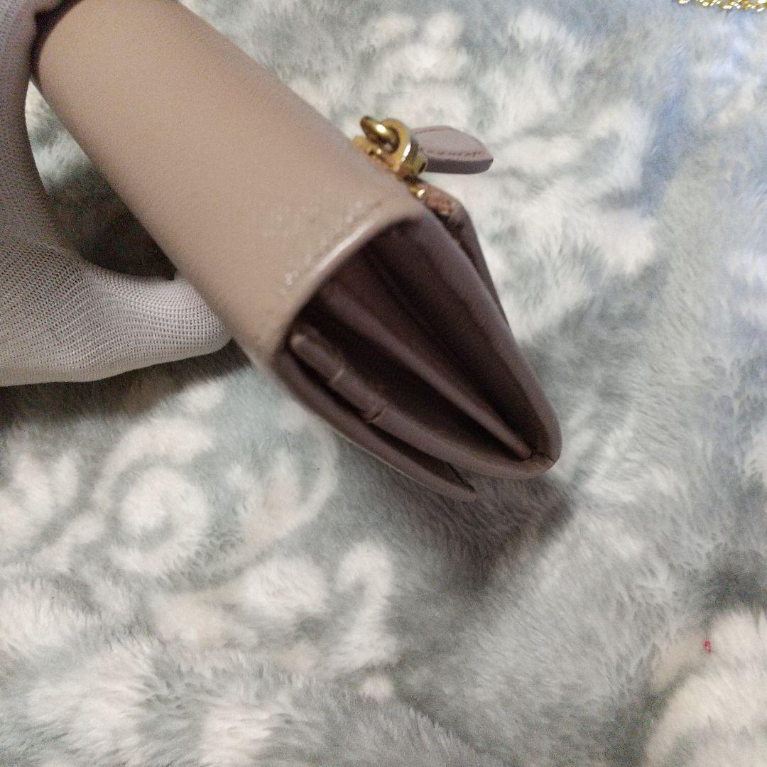 PRADA サフィアーノレザー 三角ロゴ長財布 ベージュ系