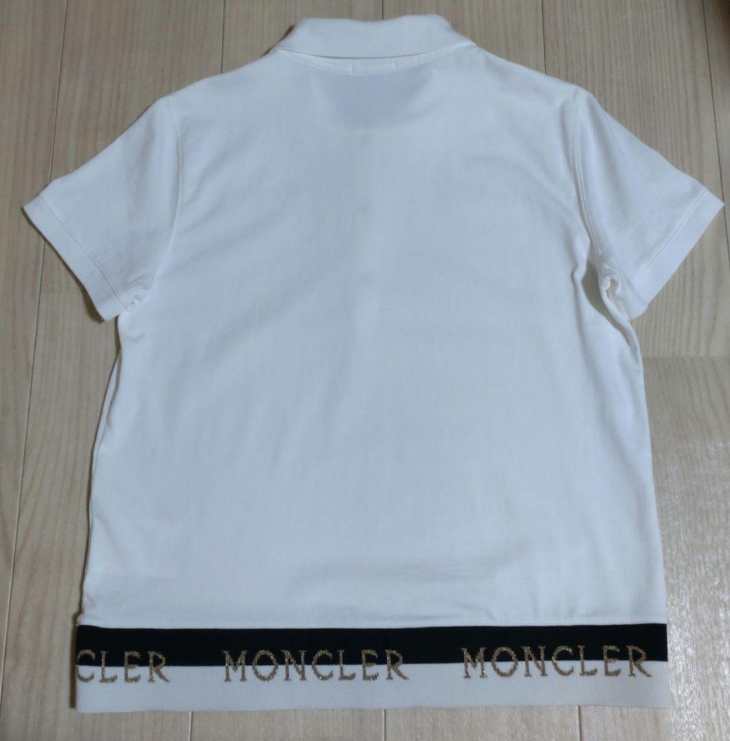 MONCLERモンクレール 半袖ポロシャツ ホワイト