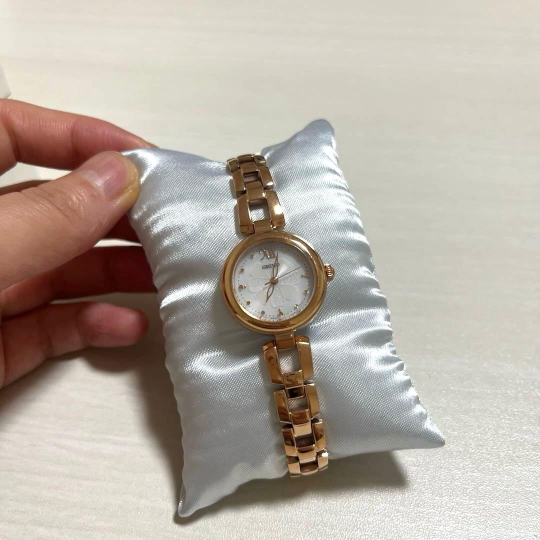 新品　セイコーセレクション　腕時計 SWFA196 ソーラー ピンクゴールド
