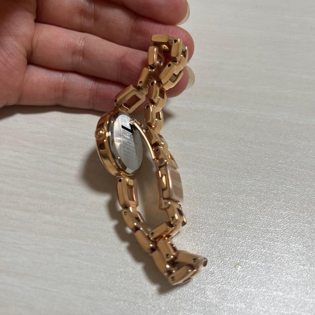 新品　セイコーセレクション　腕時計 SWFA196 ソーラー ピンクゴールド