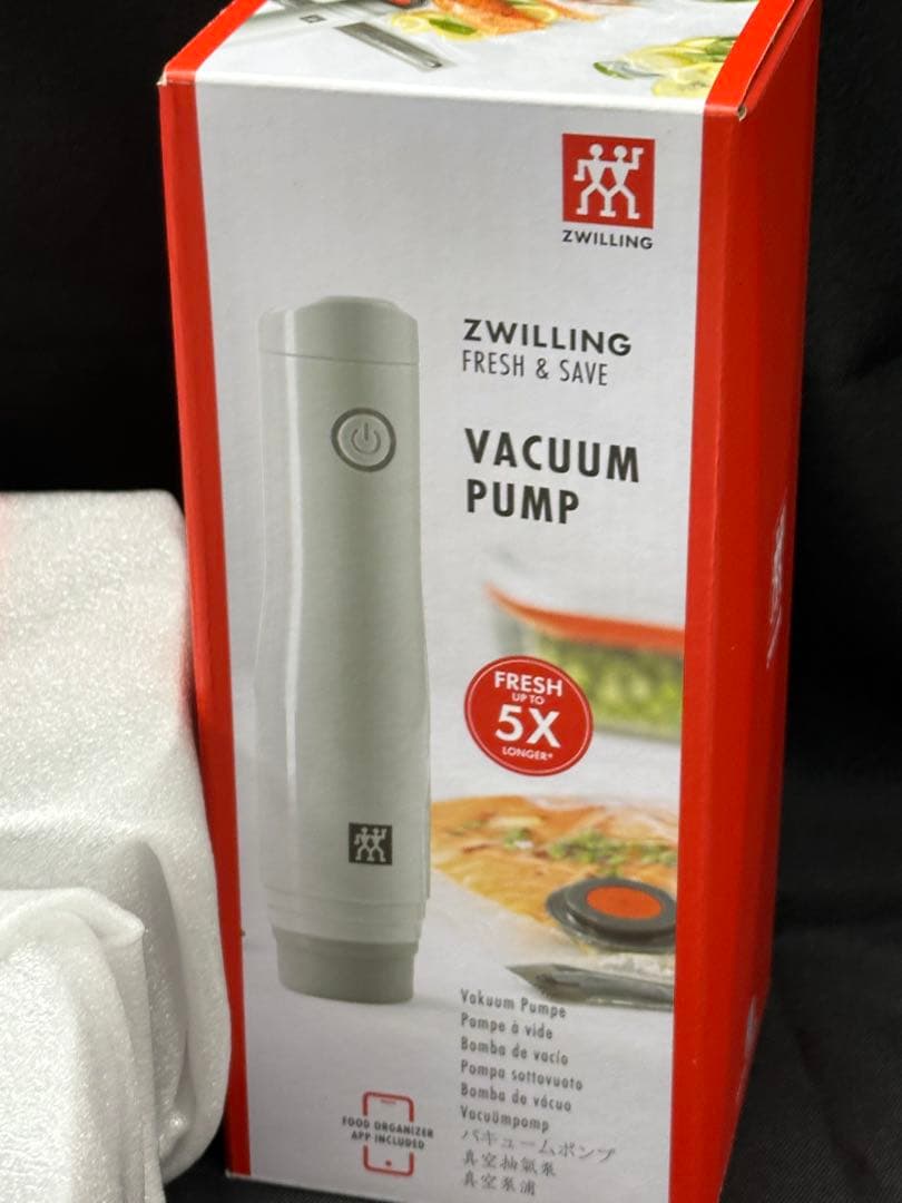 【未使用】ZWILLING フレッシュ&セーブ　ポータブル真空保存機