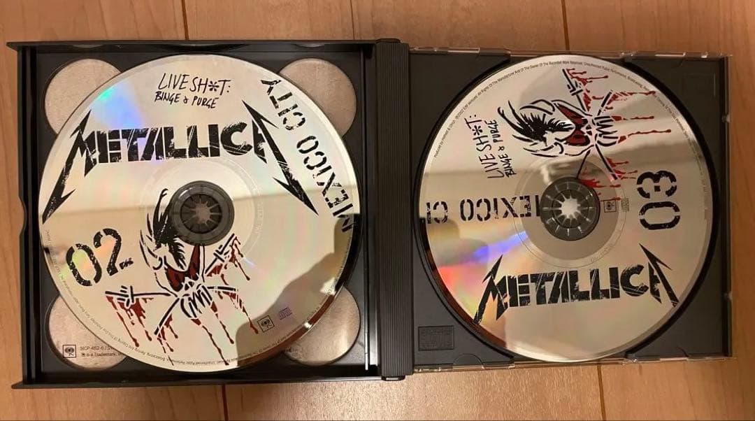 メタリカ/LIVE SHIT:BINGE & PURGE国内盤3CD＋2DVD