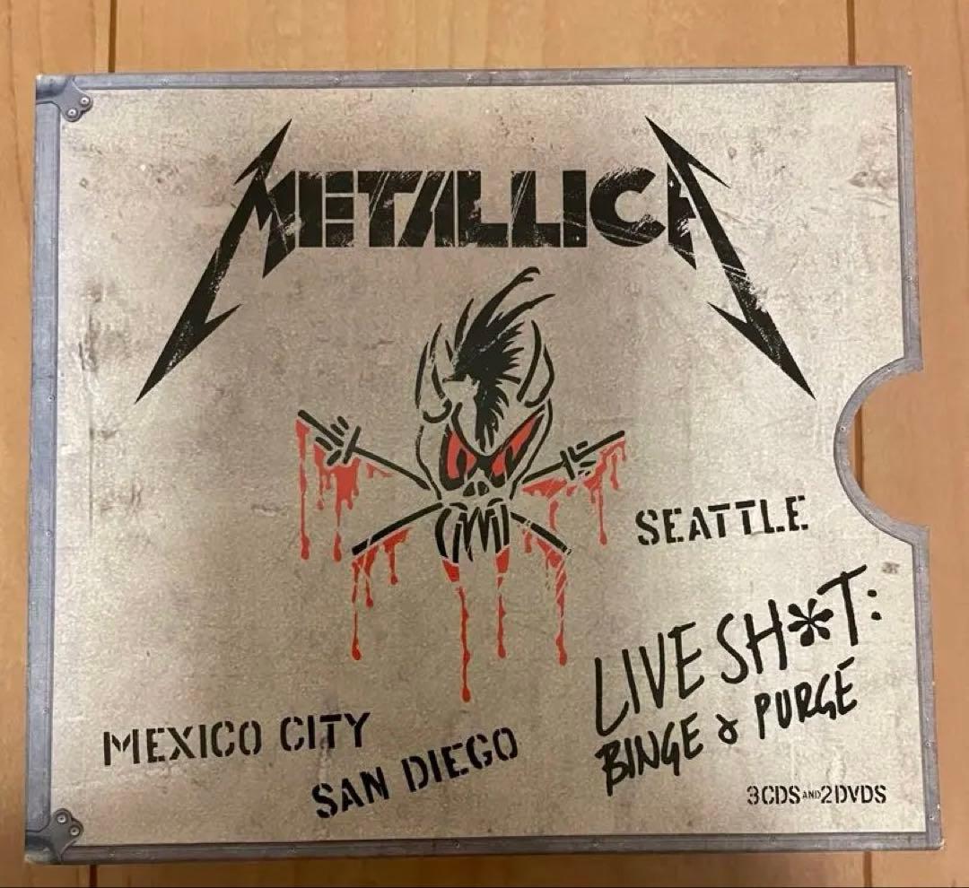 メタリカ/LIVE SHIT:BINGE & PURGE国内盤3CD＋2DVD