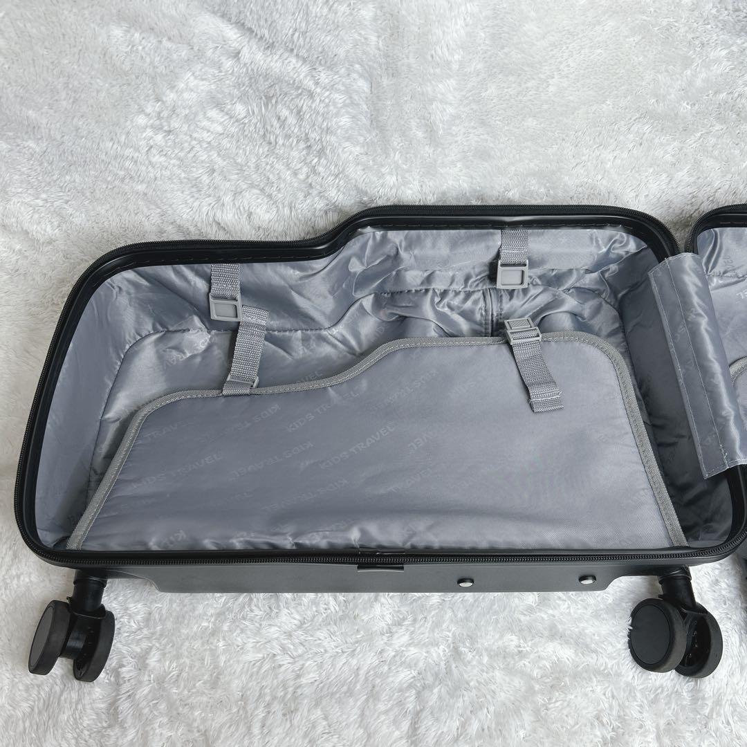 【希少】キッズトラベルmini キャリーケース 機内持ち込み ブラック ケース付