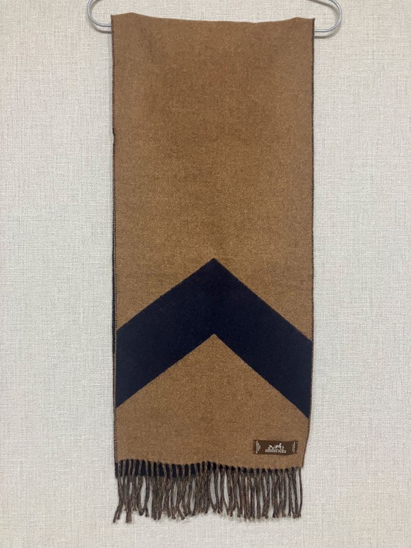 エルメス マフラー 美品 カシミヤ 100%