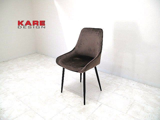 【美品】KARE カレ「イーストサイド ブラウン」 ダイニングチェア　約3.4万