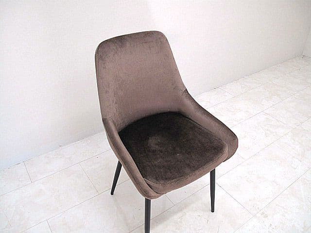 【美品】KARE カレ「イーストサイド ブラウン」 ダイニングチェア　約3.4万