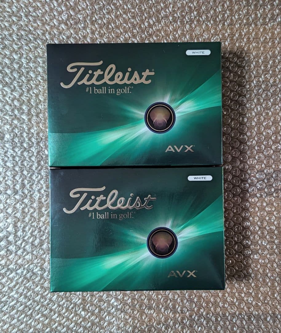 新品 タイトリスト AVX ホワイト 2024年モデル 2ダース