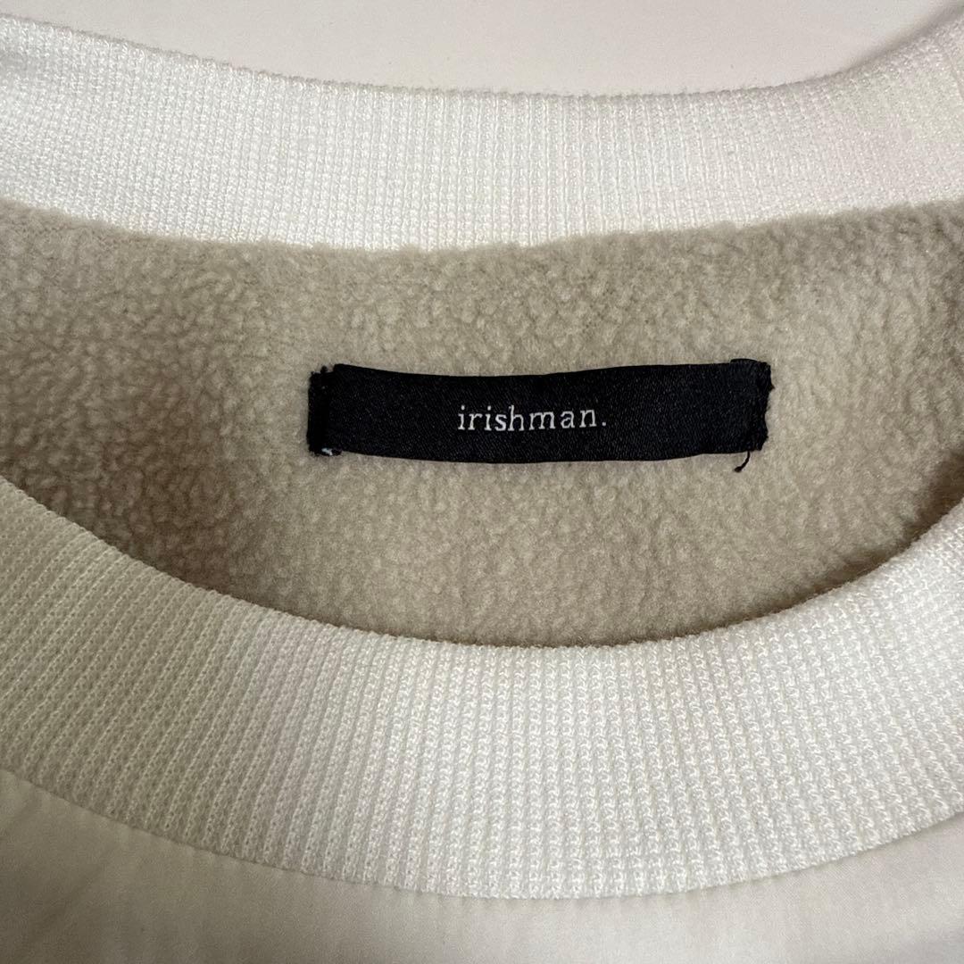 IRISHMAN ホワイト セーター