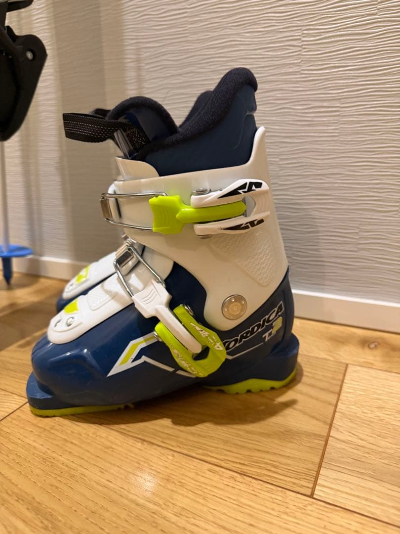 ３点セット　エラン　ELAN 子供用スキー板　90cm　スキーブーツ　ストック