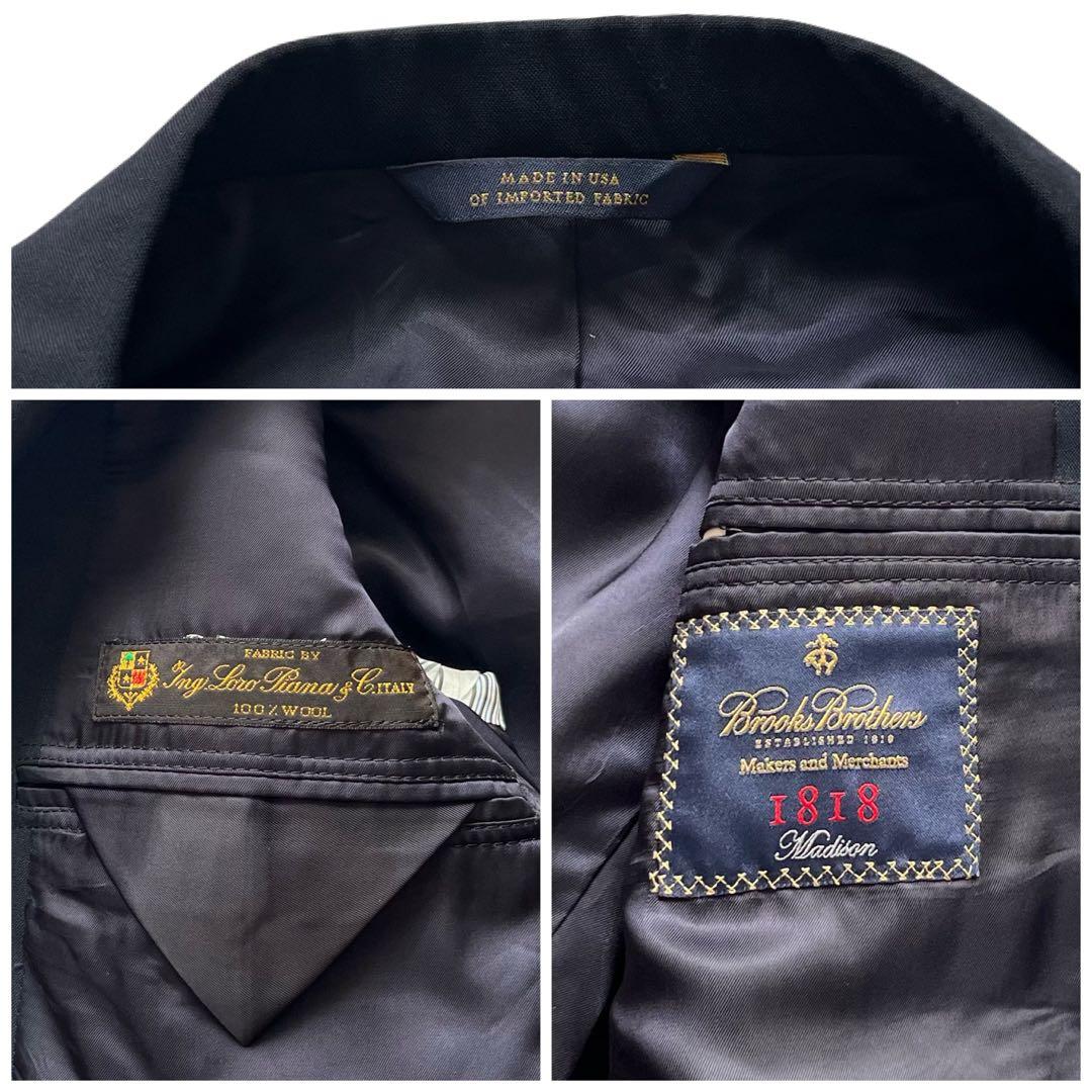 希少 USA製 ブルックスブラザーズ ネイビー ブレザー ジャケット 38R