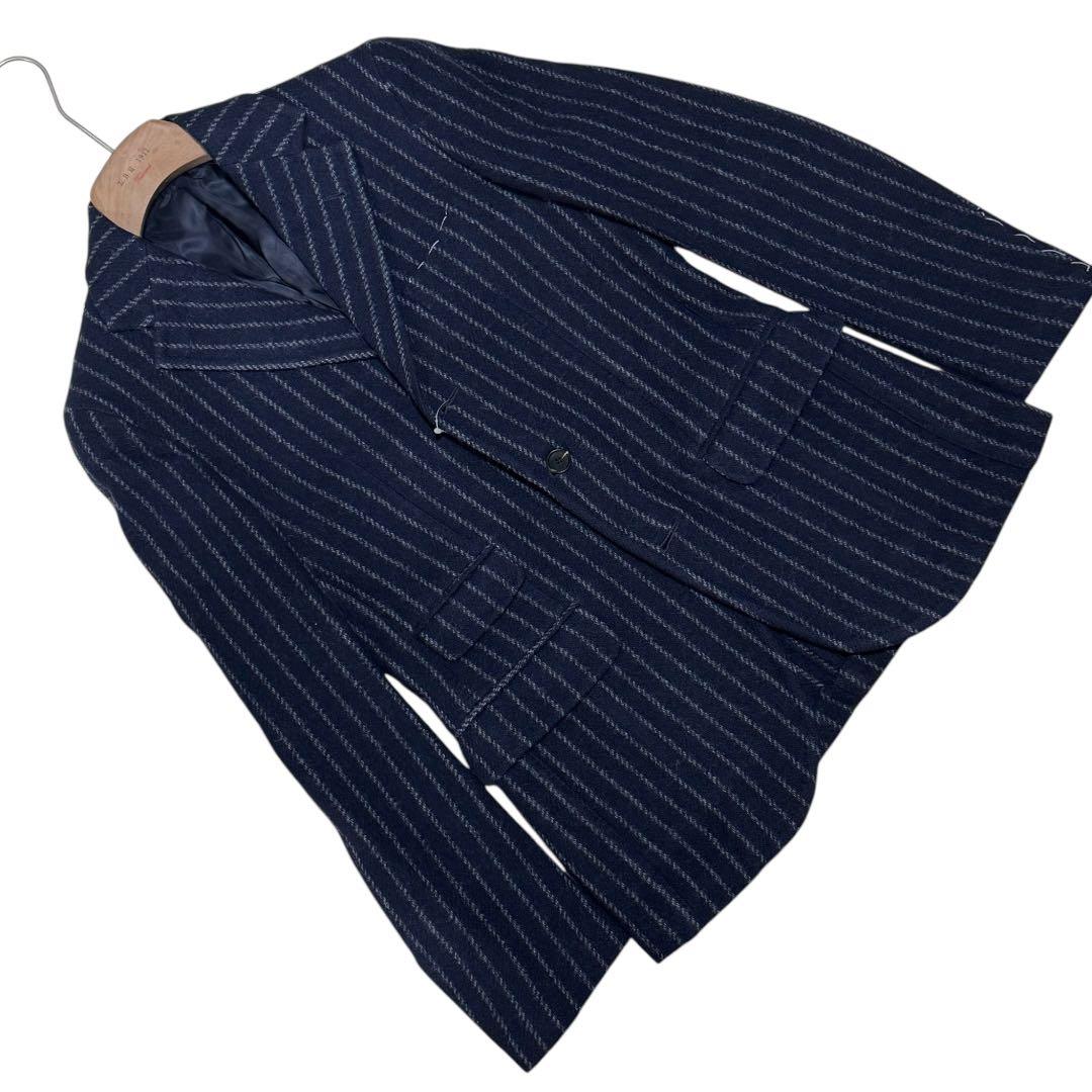 新品★ サルバトーレピッコロ ストライプ ジャケット イタリア製 定価16万円