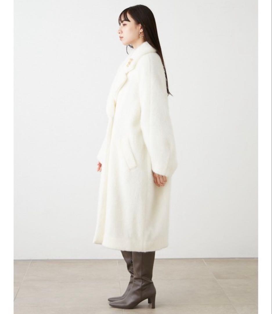 SNIDEL シャギーロングコート