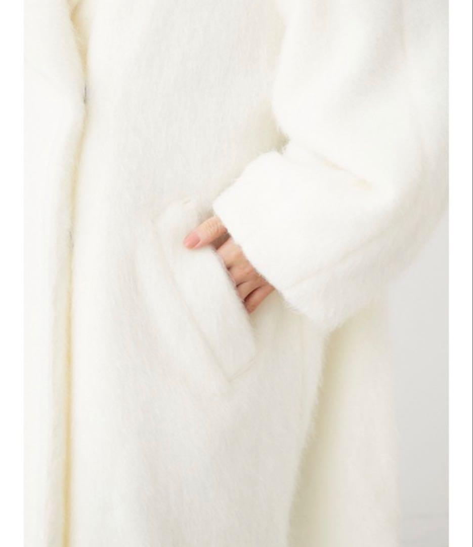 SNIDEL シャギーロングコート