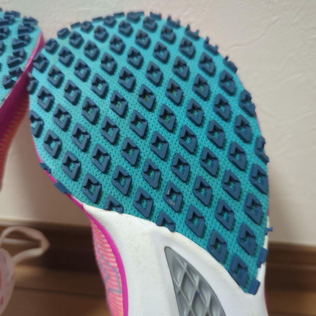 【美品】Mizunoウェーブデュエル3 ランニングシューズ ピンク 23.5cm