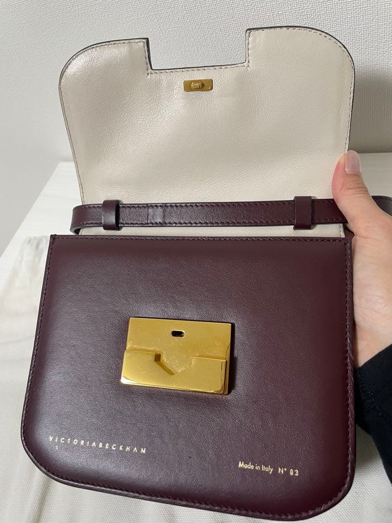 Victoria Beckham バーガンディ ショルダーバッグ