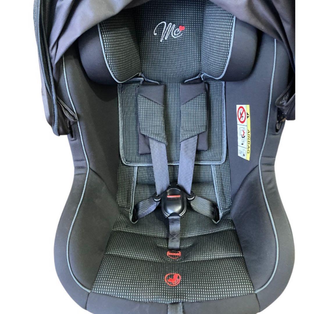 【美品】マムズキャリー ISOFIX B-900 ターン・レジェFIX 黒グレー