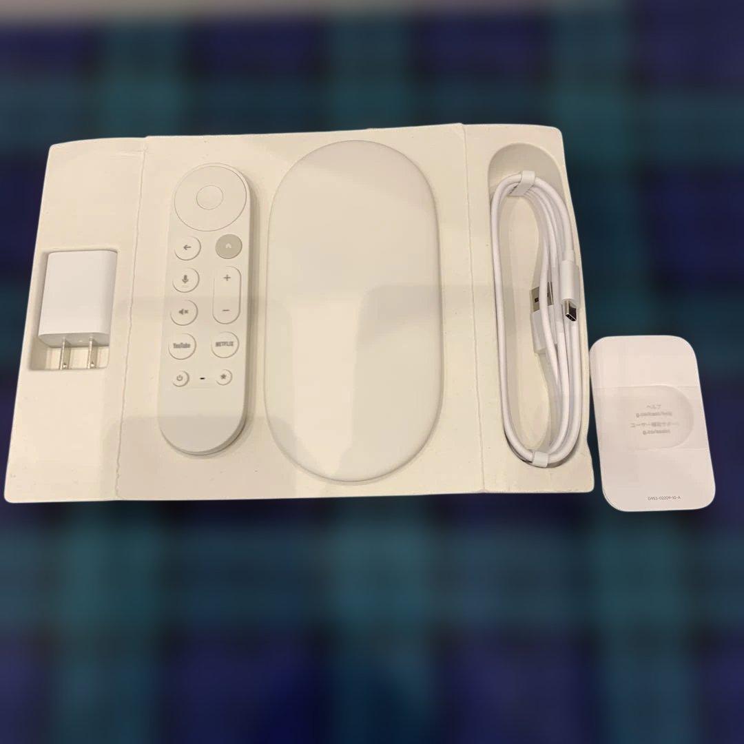 【新品未使用展示品】Google TV Streamer(4K)音声リモコン付き