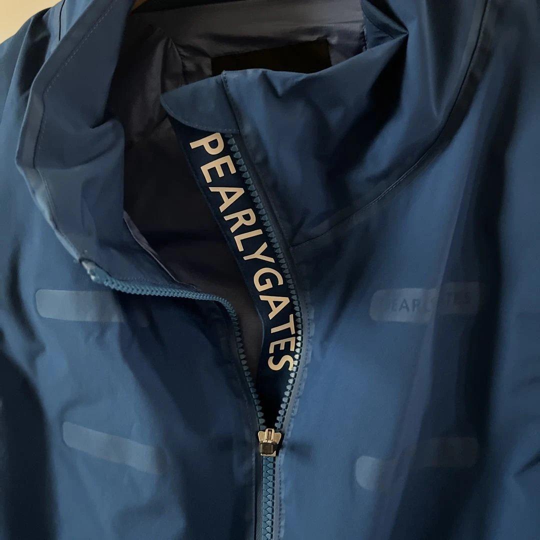 PEARLY GATES 青 ロゴ入り ベストサイズ5