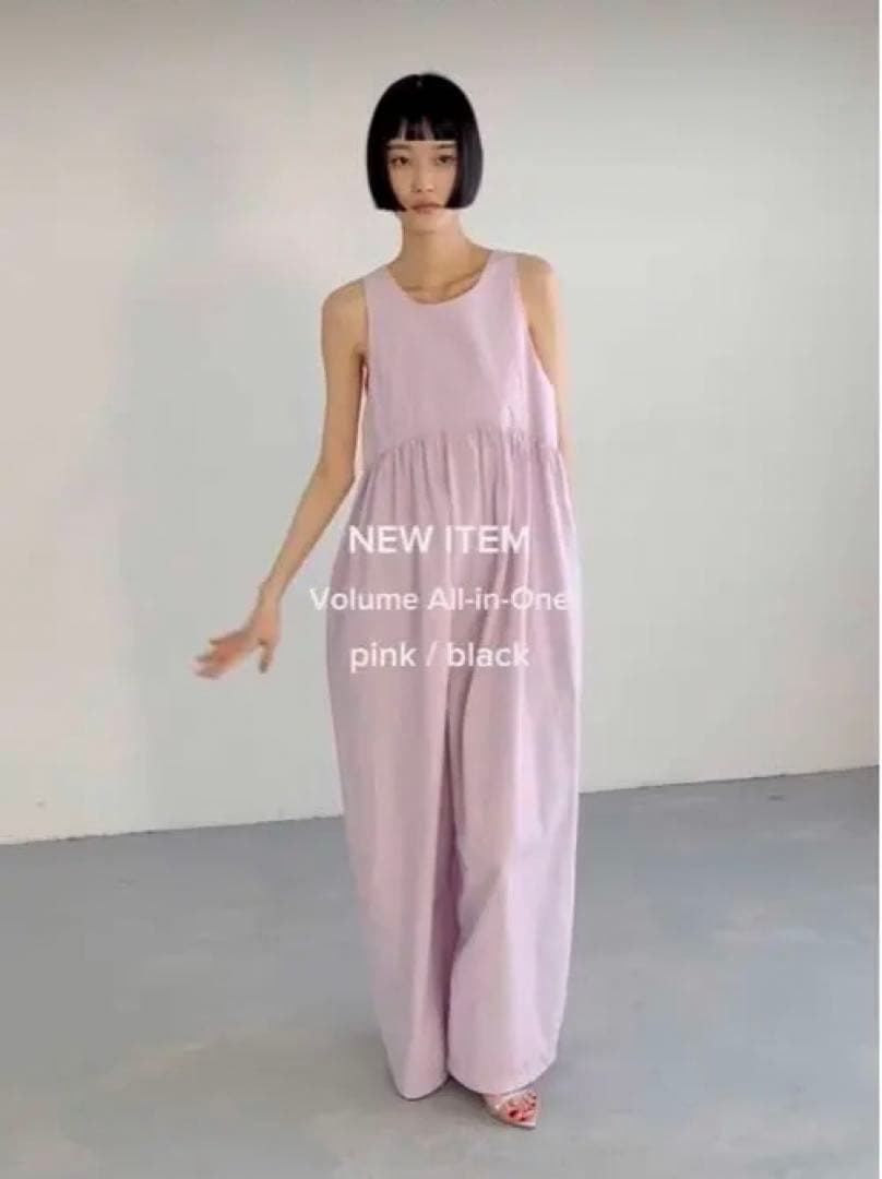 nanala 　yuw ✳︎ 今期完売商品　ボリュームオールインワン ピンク