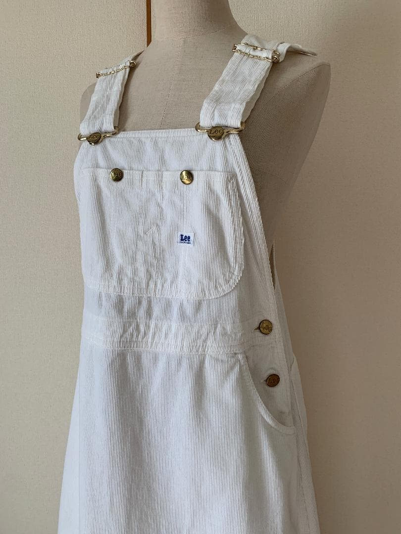 美品 Lee 別注☆レディース オーバーオールスカート☆レトロデニム☆女性M