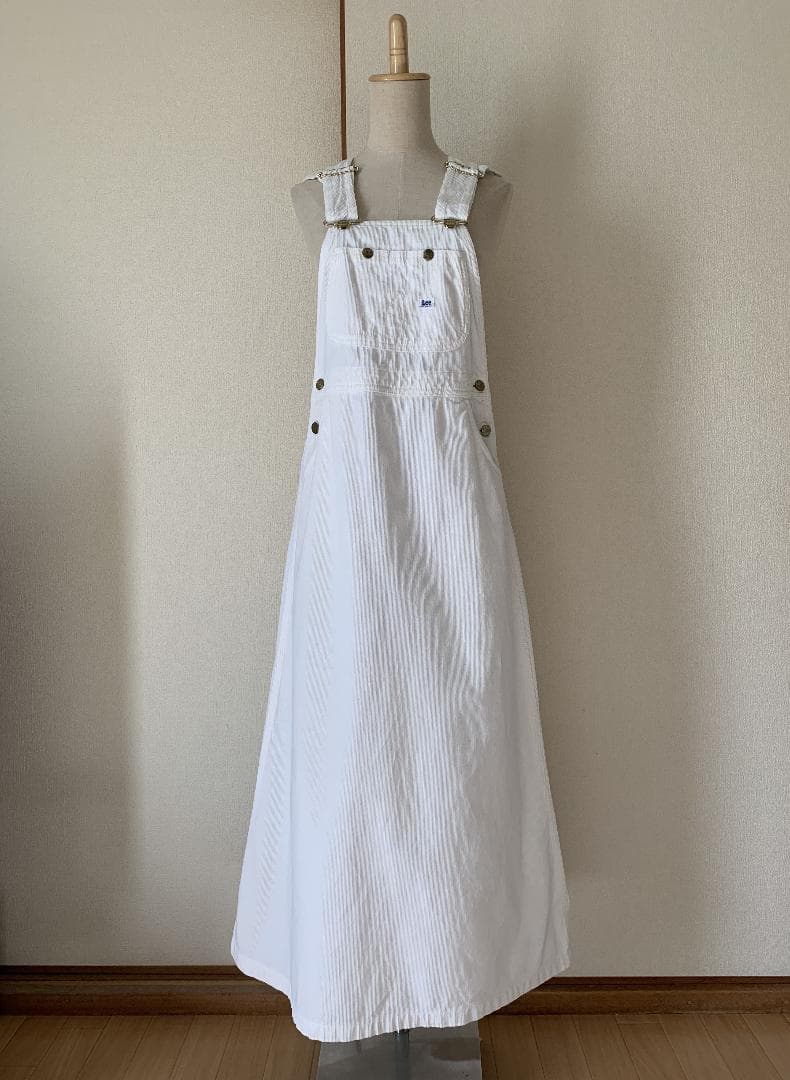 美品 Lee 別注☆レディース オーバーオールスカート☆レトロデニム☆女性M