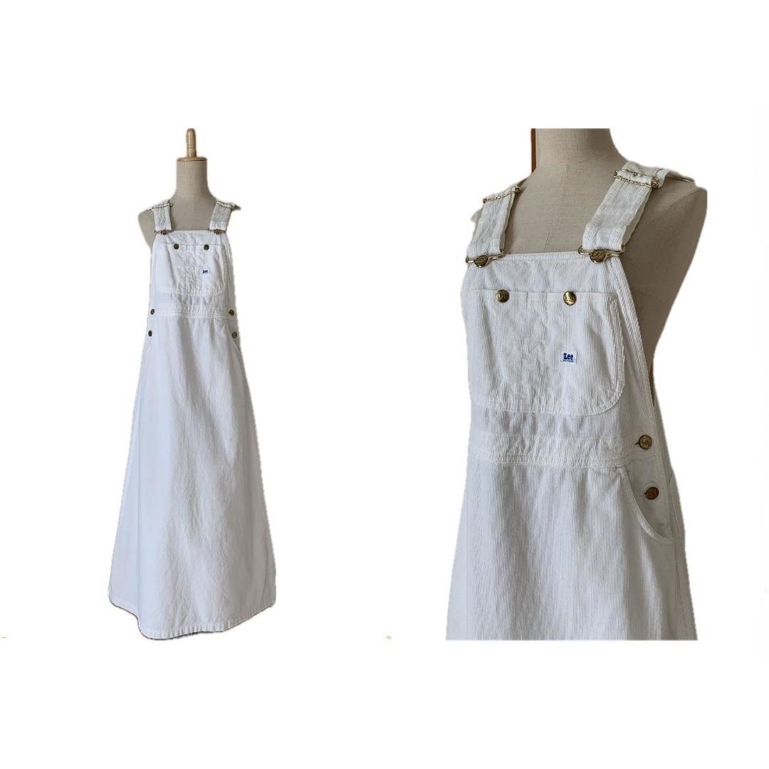 美品 Lee 別注☆レディース オーバーオールスカート☆レトロデニム☆女性M
