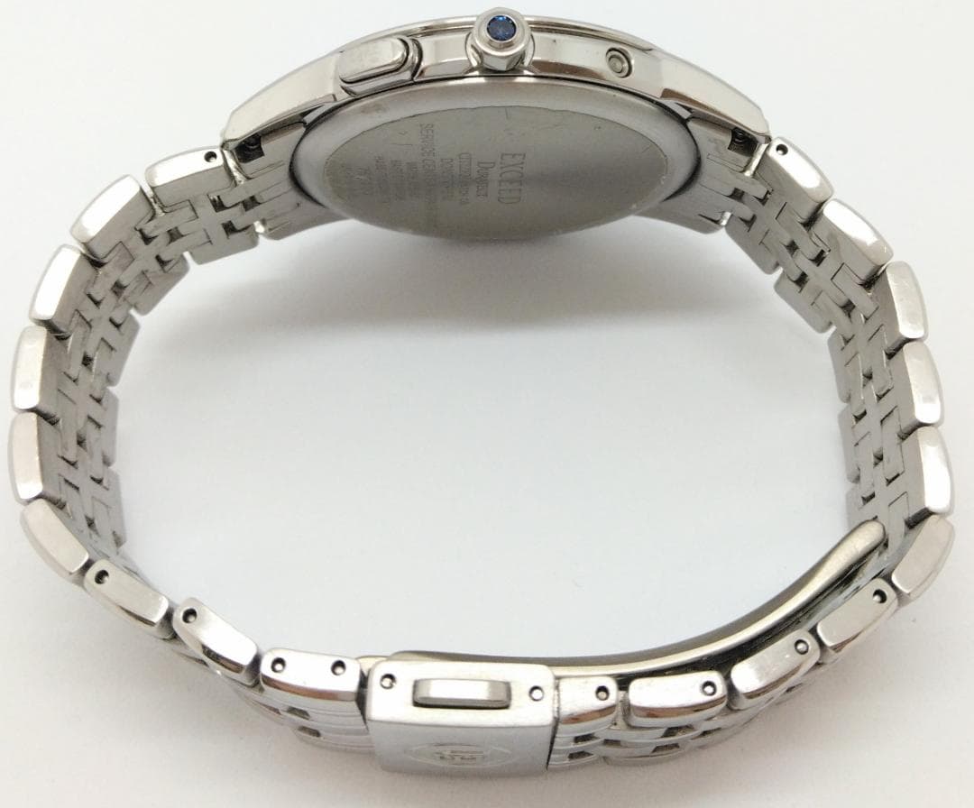 シチズン 腕時計 メンズ エクシード シェル文字盤 ソーラー 中古品(01055