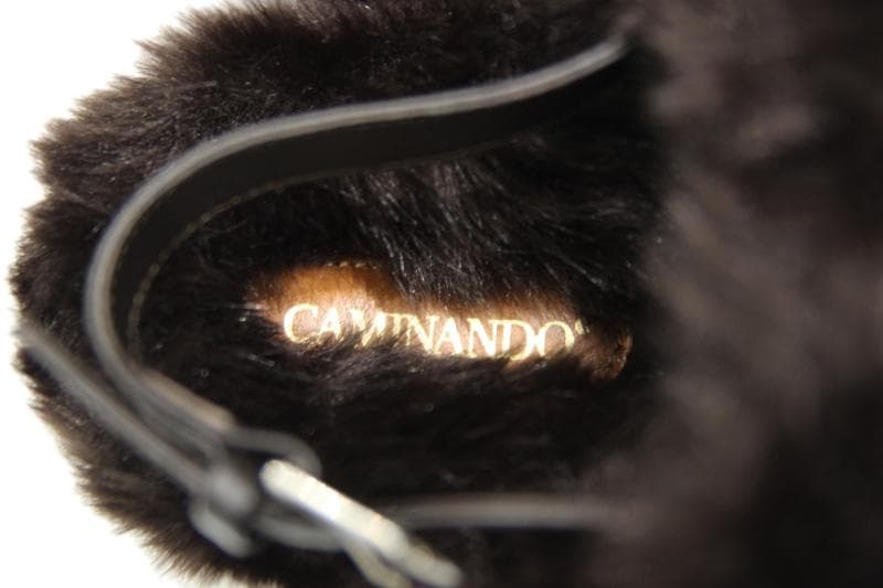 CAMINANDO カミナンド ファー サンダル 8 ブラウン