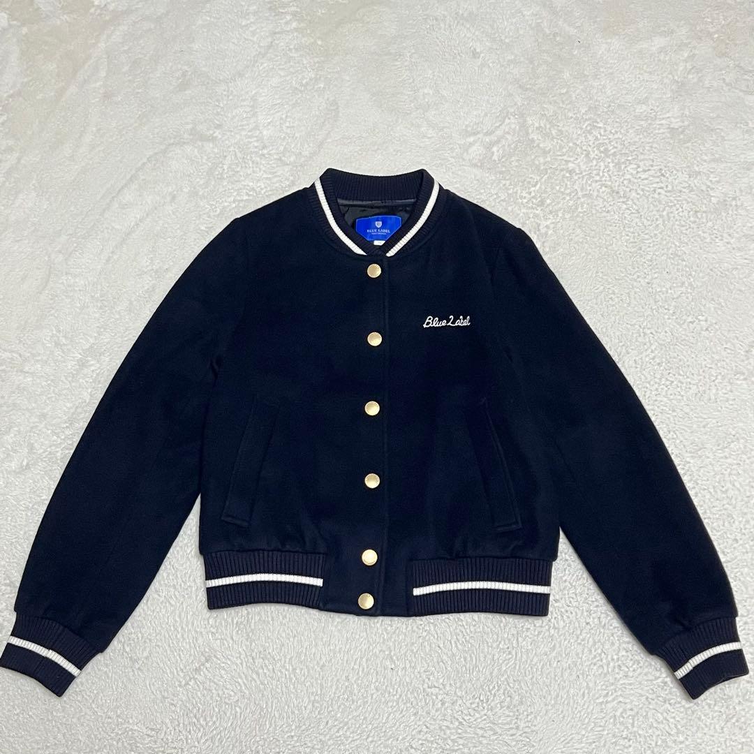 【美品】ブルーレーベルクレストブリッジ　スペリオルダブルビーバーブルゾン　36