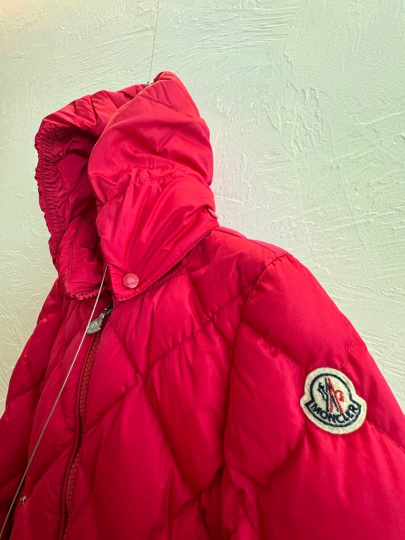 モンクレール　MONCLER 赤 ダウンコート　6Ａ116cm