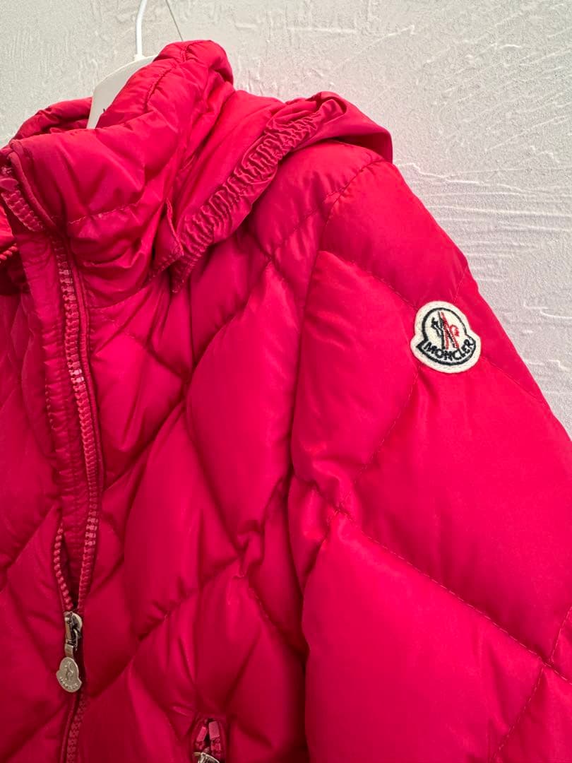 モンクレール　MONCLER 赤 ダウンコート　6Ａ116cm
