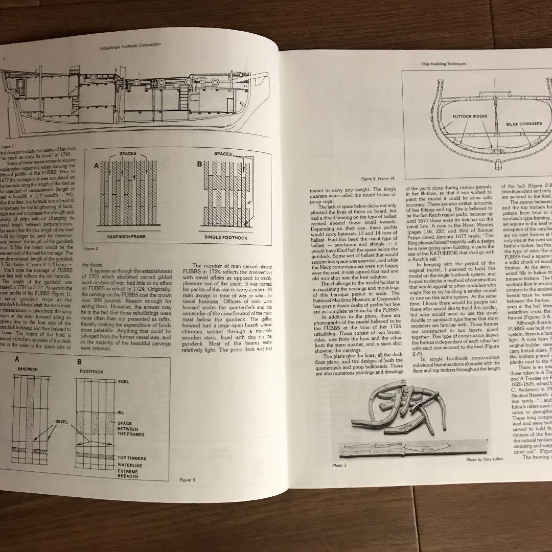 帆船 The  Yacht Fubbs 参考洋書2冊&図面4枚セット