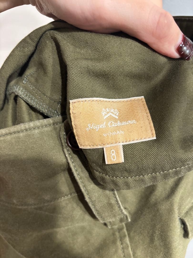 Nigel Cabourn ワークパンツ サイズ8 オリーブ