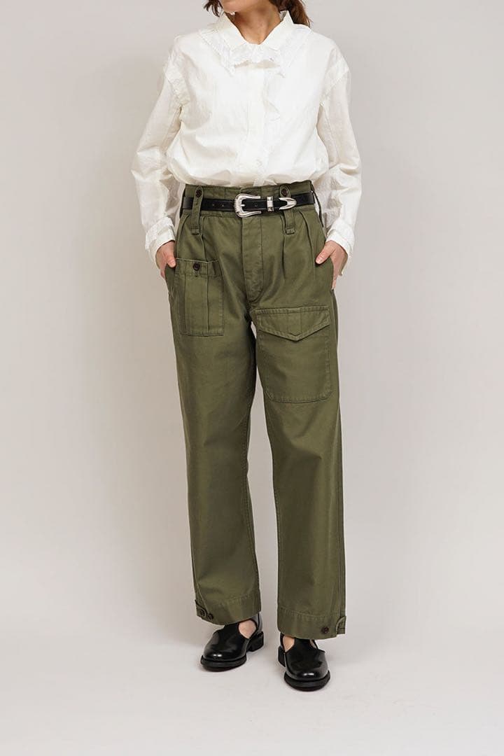 Nigel Cabourn ワークパンツ サイズ8 オリーブ